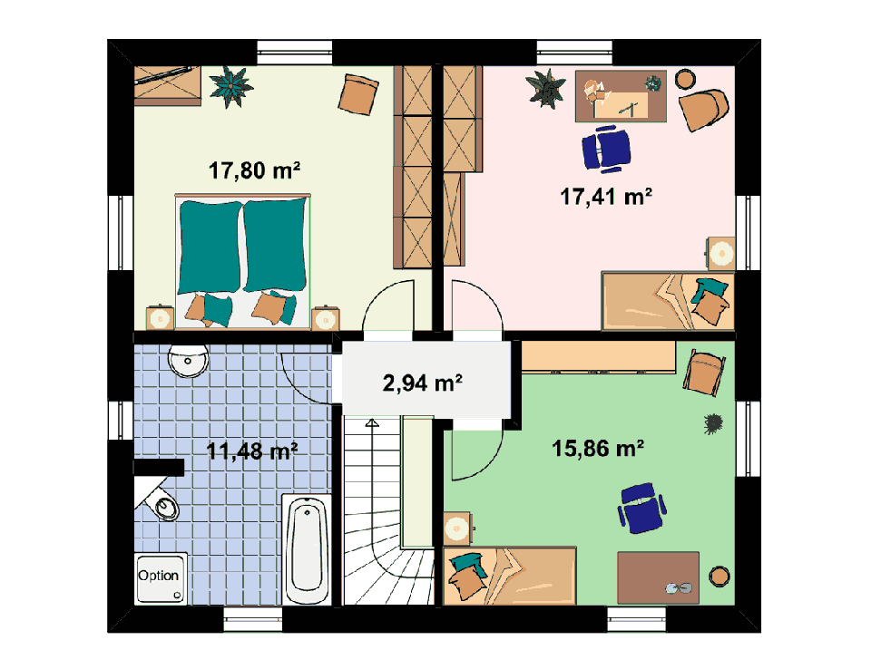 EBH - Satdtvilla S1 L Floorplan 2